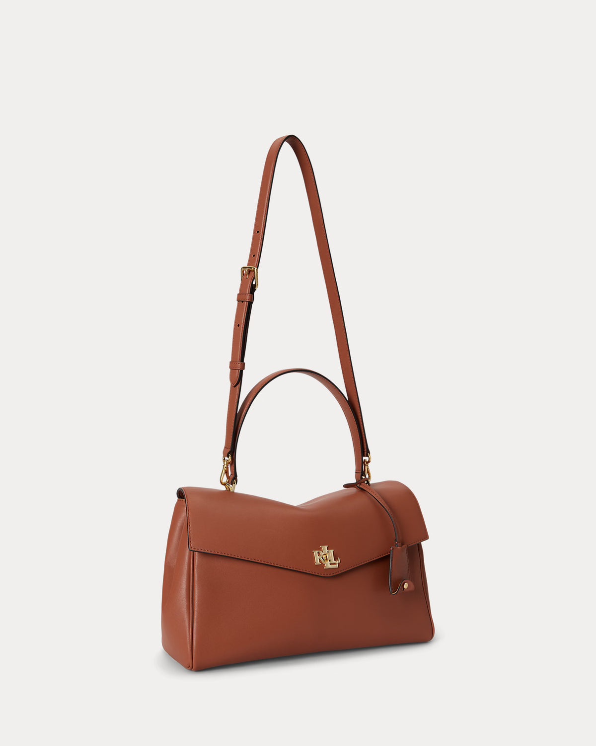 Lauren Ralph Lauren Nappa Leather Medium Farrah Soft Satchel