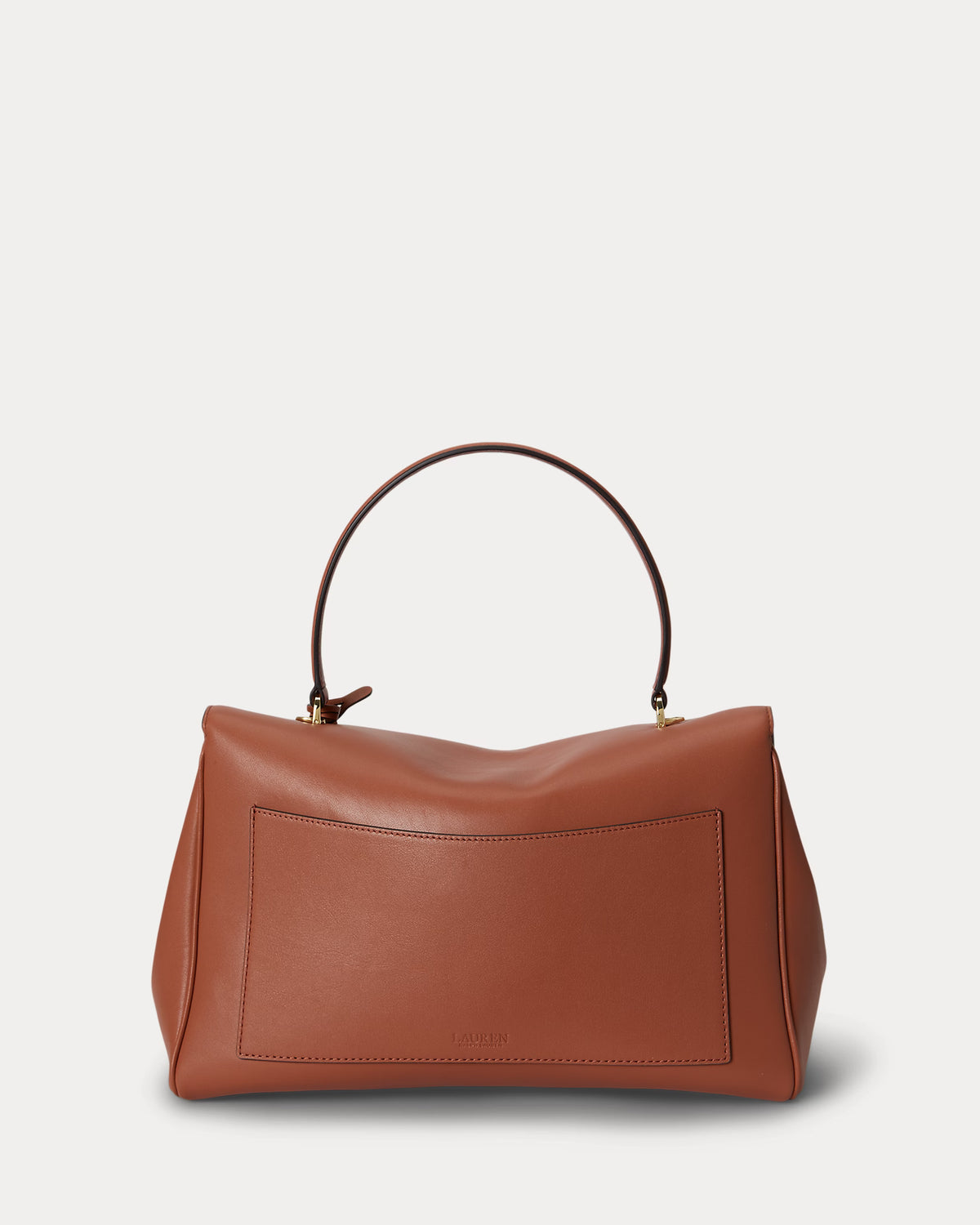 Lauren Ralph Lauren Nappa Leather Medium Farrah Soft Satchel