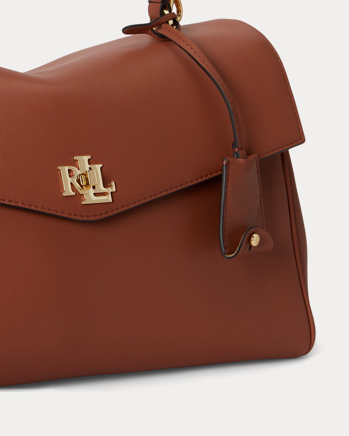 Lauren Ralph Lauren Nappa Leather Medium Farrah Soft Satchel