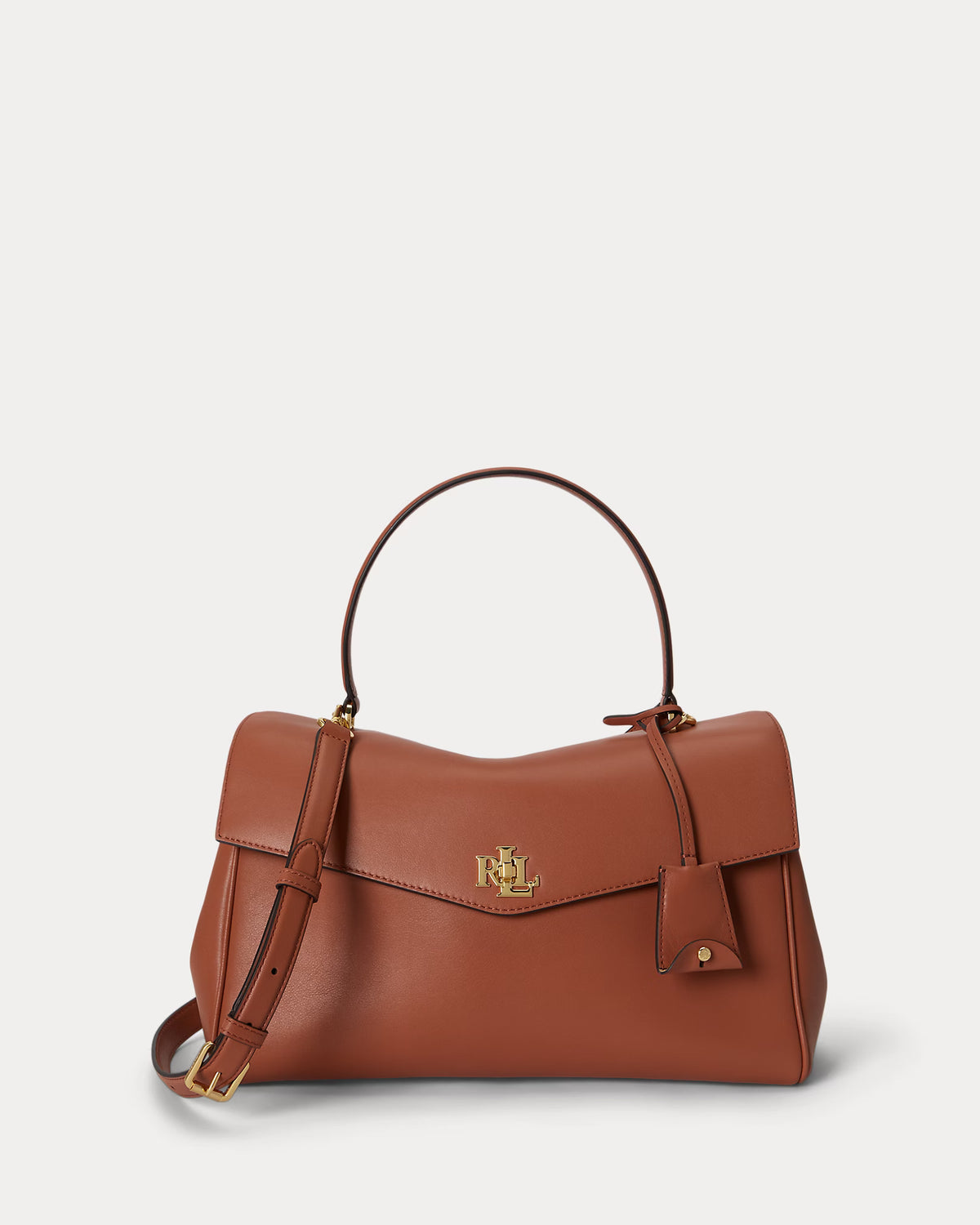Lauren Ralph Lauren Nappa Leather Medium Farrah Soft Satchel