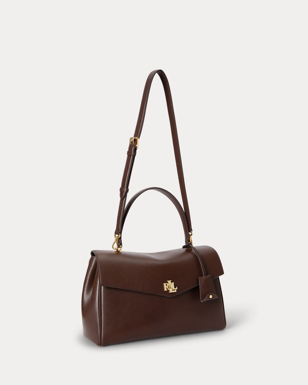 Lauren Ralph Lauren Nappa Leather Medium Farrah Soft Satchel