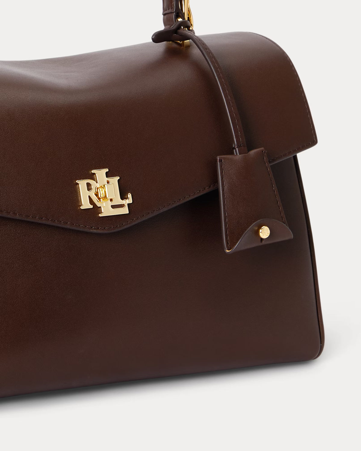 Lauren Ralph Lauren Nappa Leather Medium Farrah Soft Satchel