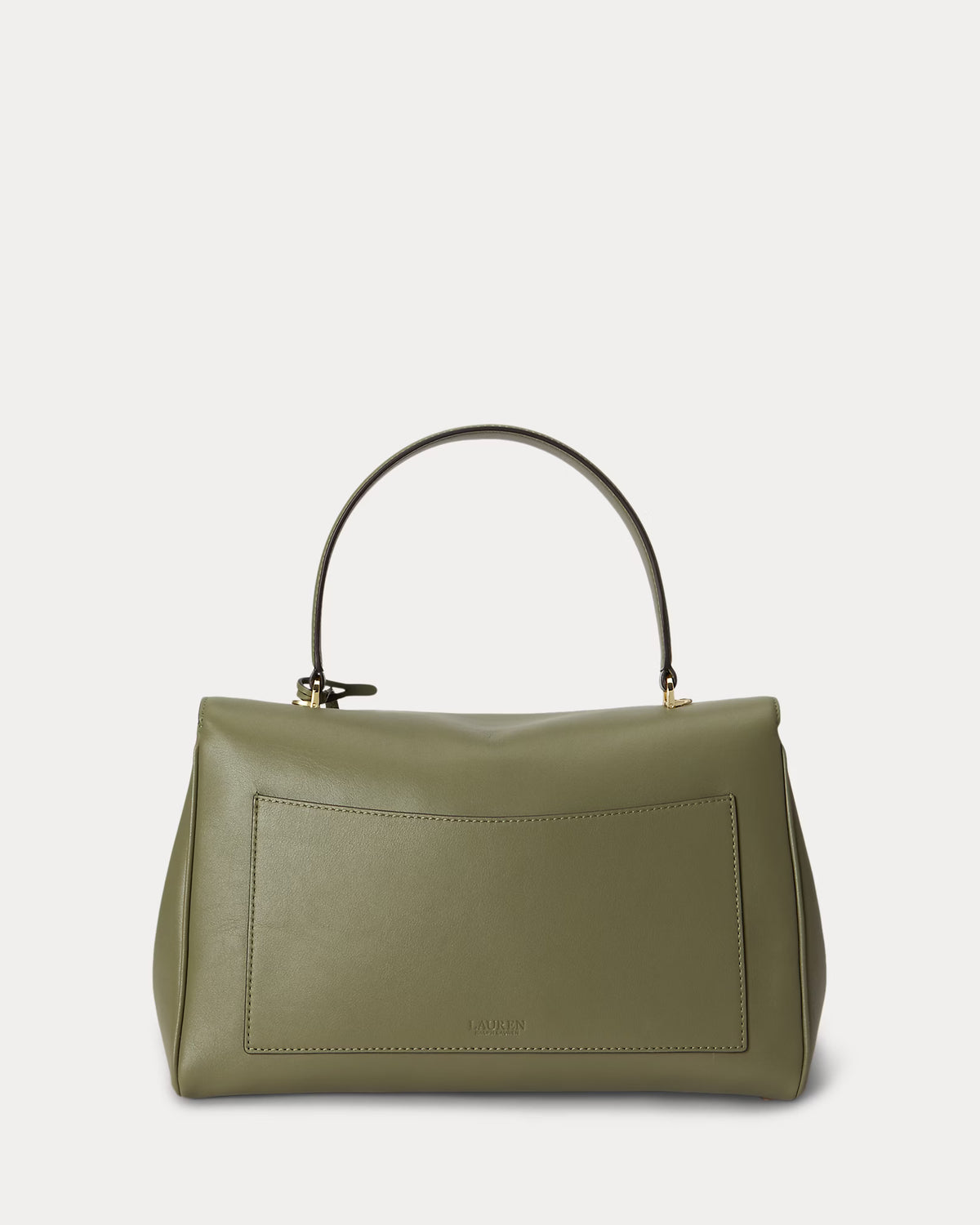 Lauren Ralph Lauren Nappa Leather Medium Farrah Soft Satchel