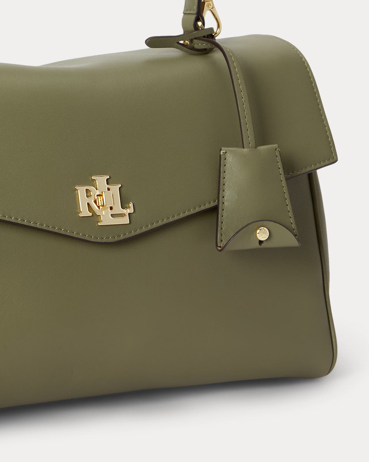 Lauren Ralph Lauren Nappa Leather Medium Farrah Soft Satchel