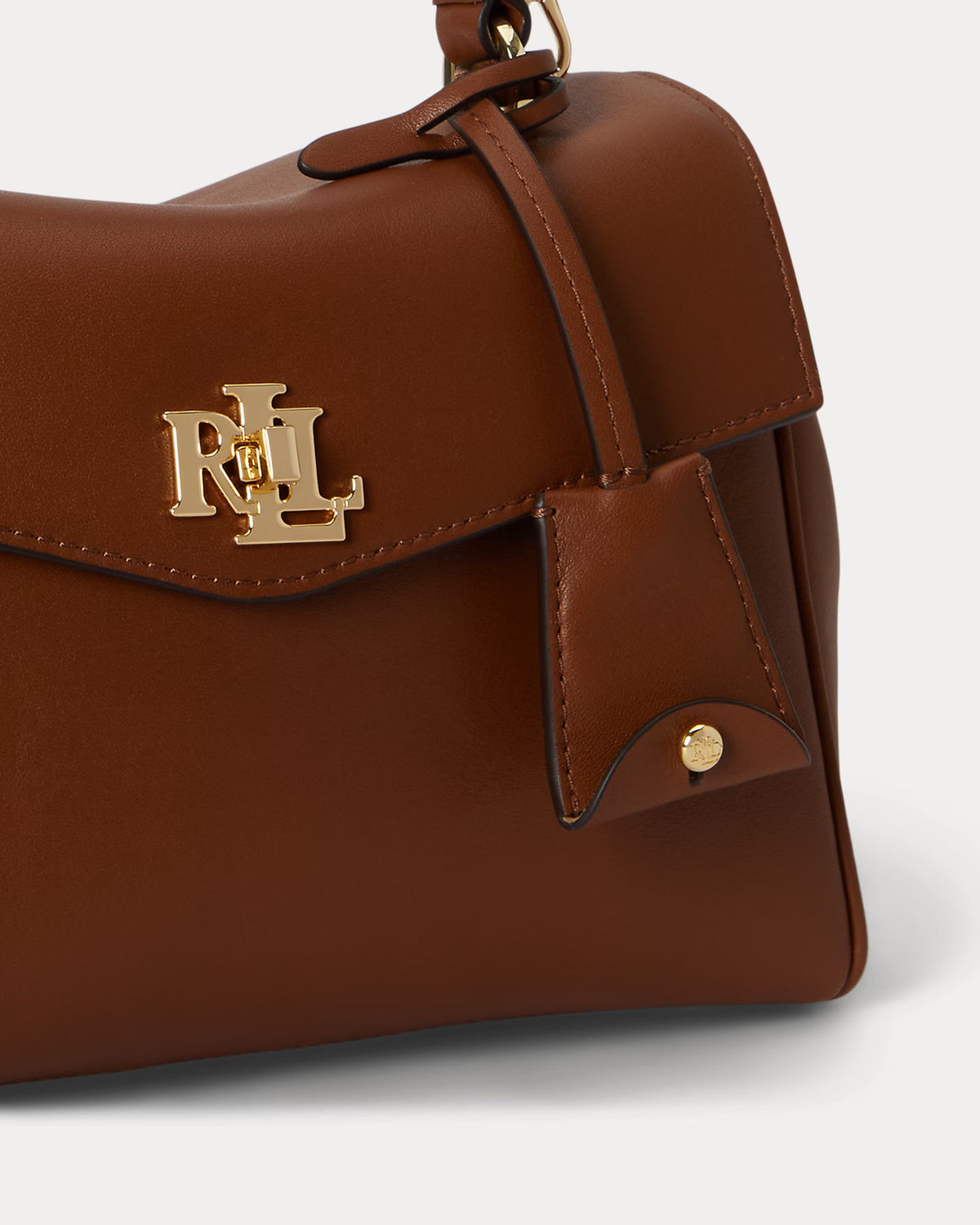 Lauren Ralph Lauren Nappa Leather Small Farrah Soft Satchel