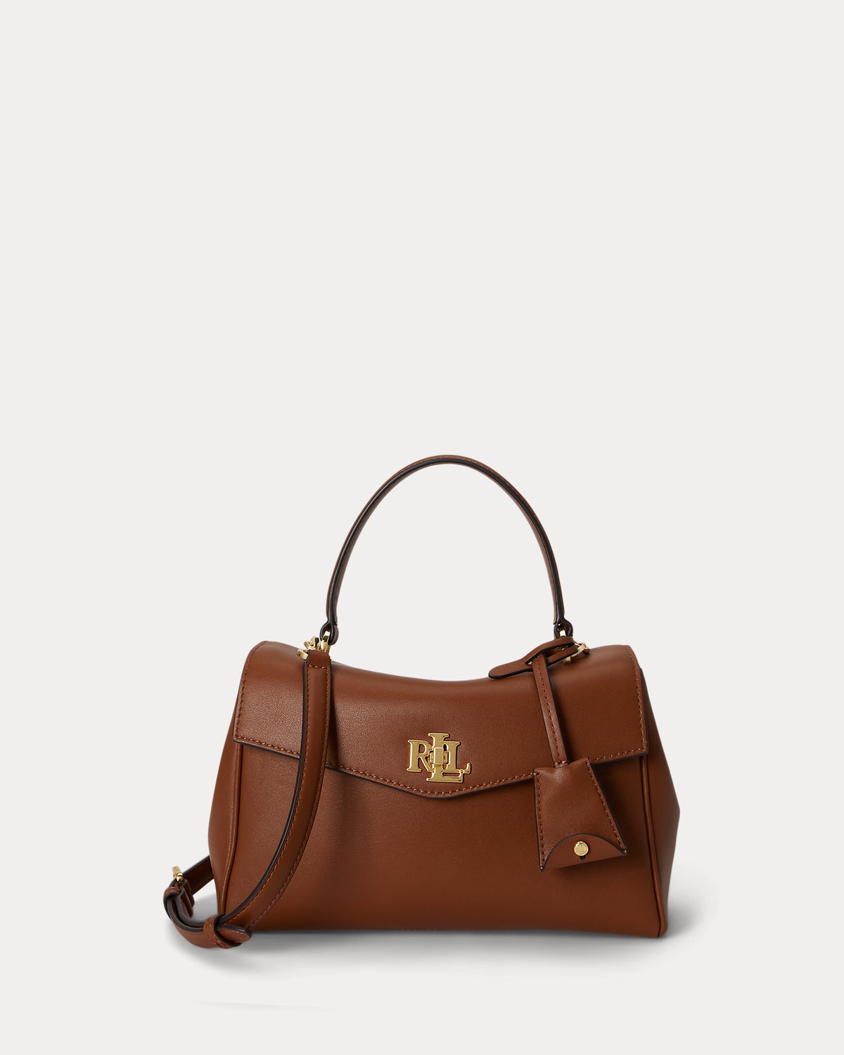Lauren Ralph Lauren Nappa Leather Small Farrah Soft Satchel