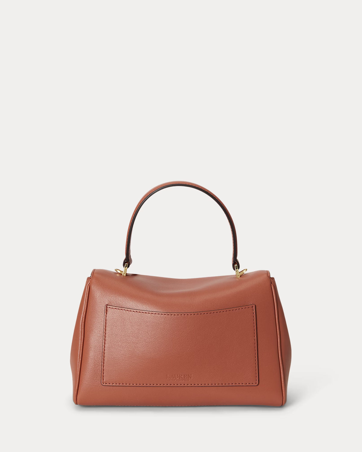 Lauren Ralph Lauren Nappa Leather Small Farrah Soft Satchel