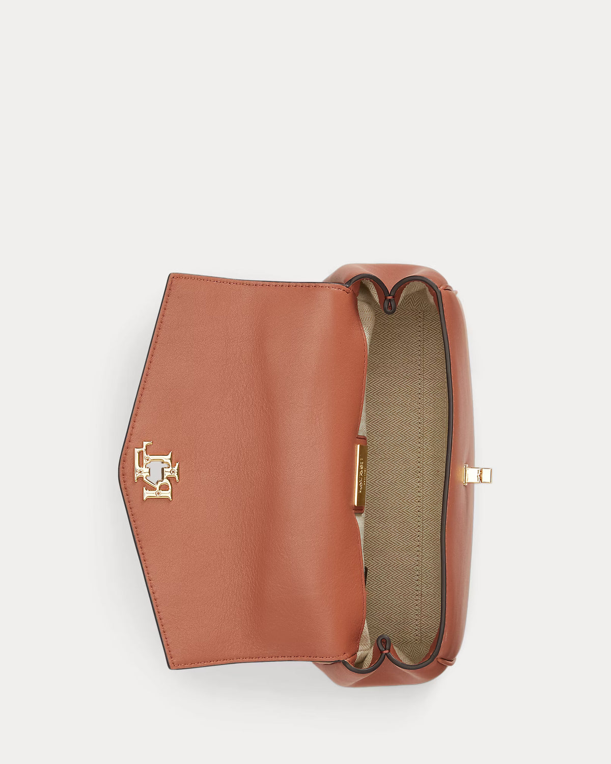 Lauren Ralph Lauren Nappa Leather Small Farrah Soft Satchel