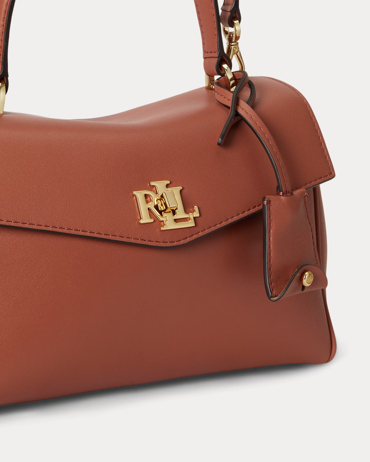 Lauren Ralph Lauren Nappa Leather Small Farrah Soft Satchel