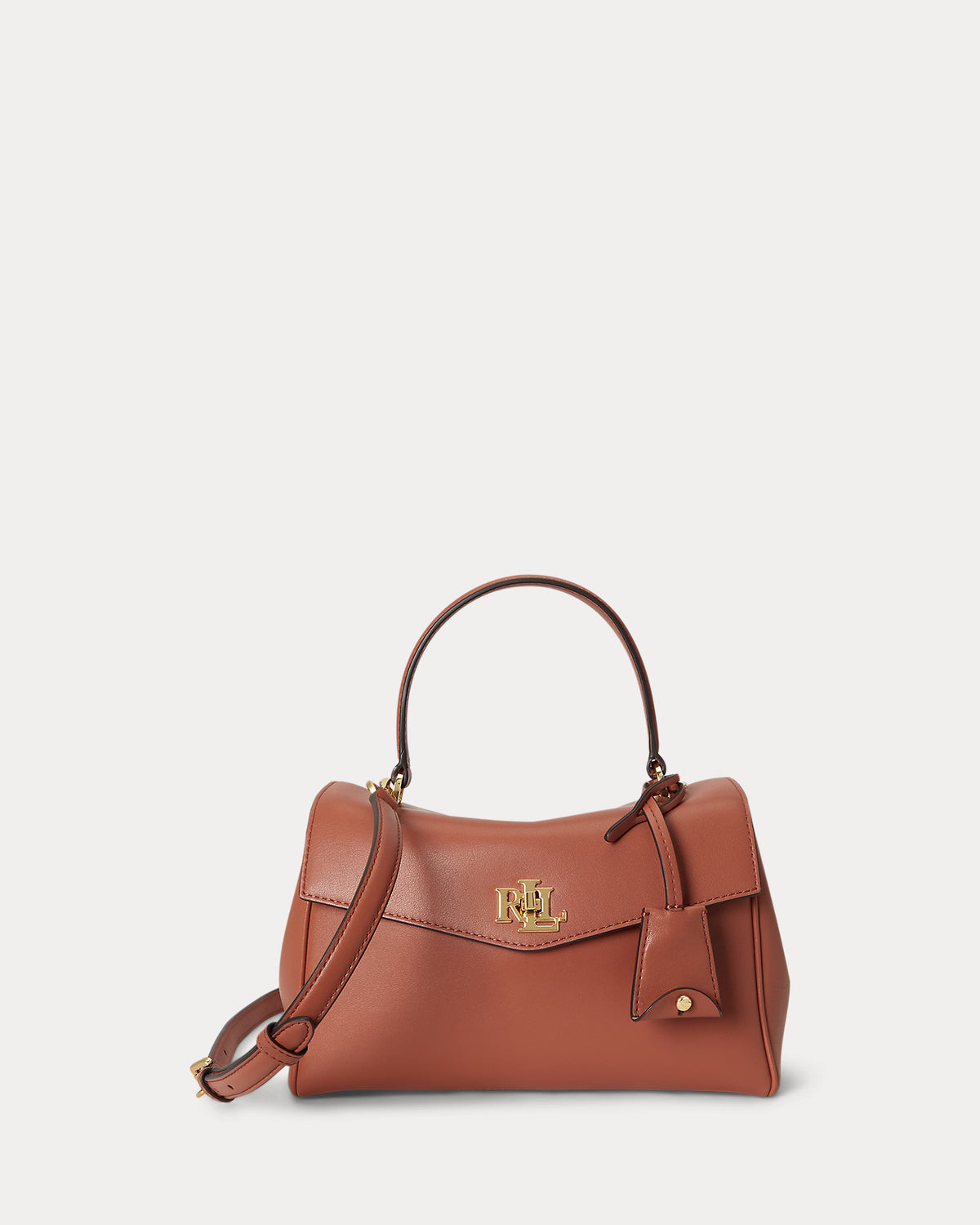 Lauren Ralph Lauren Nappa Leather Small Farrah Soft Satchel