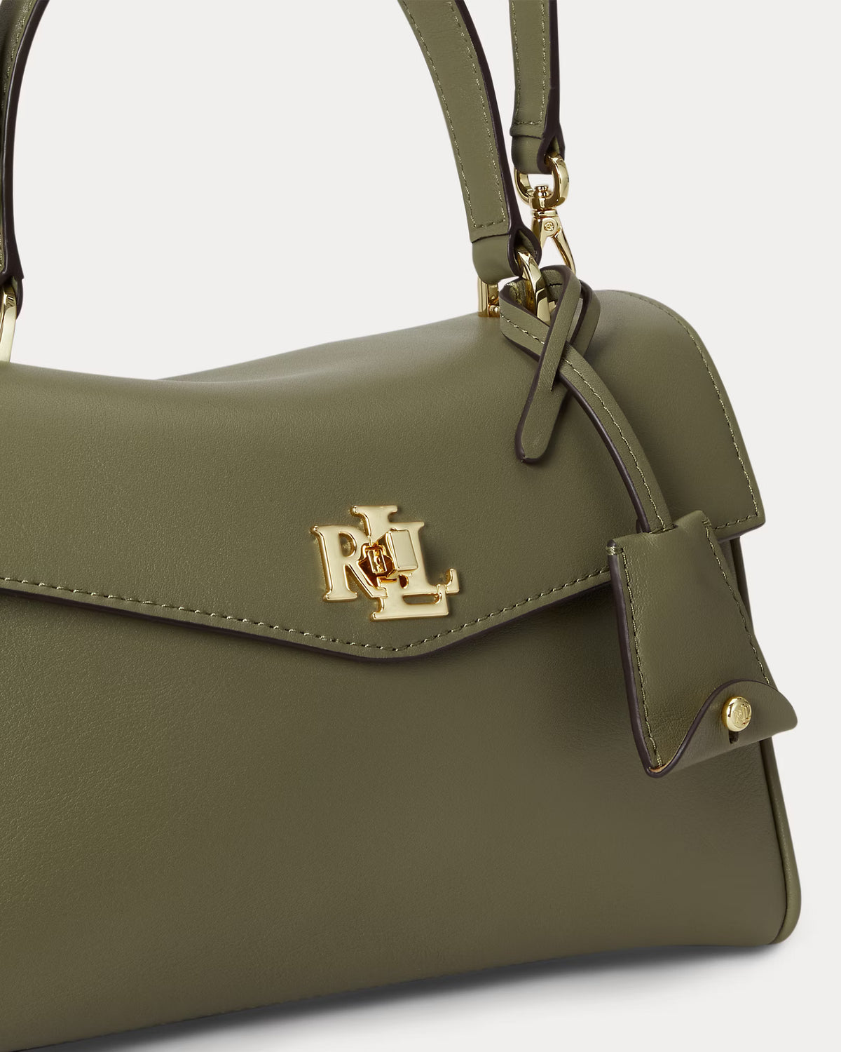 Lauren Ralph Lauren Nappa Leather Small Farrah Soft Satchel