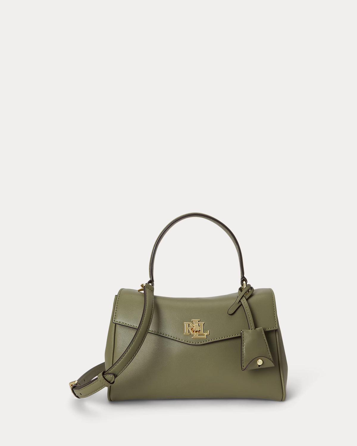 Lauren Ralph Lauren Nappa Leather Small Farrah Soft Satchel