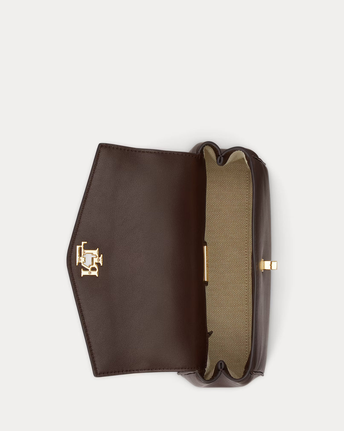 Lauren Ralph Lauren Nappa Leather Small Farrah Soft Satchel