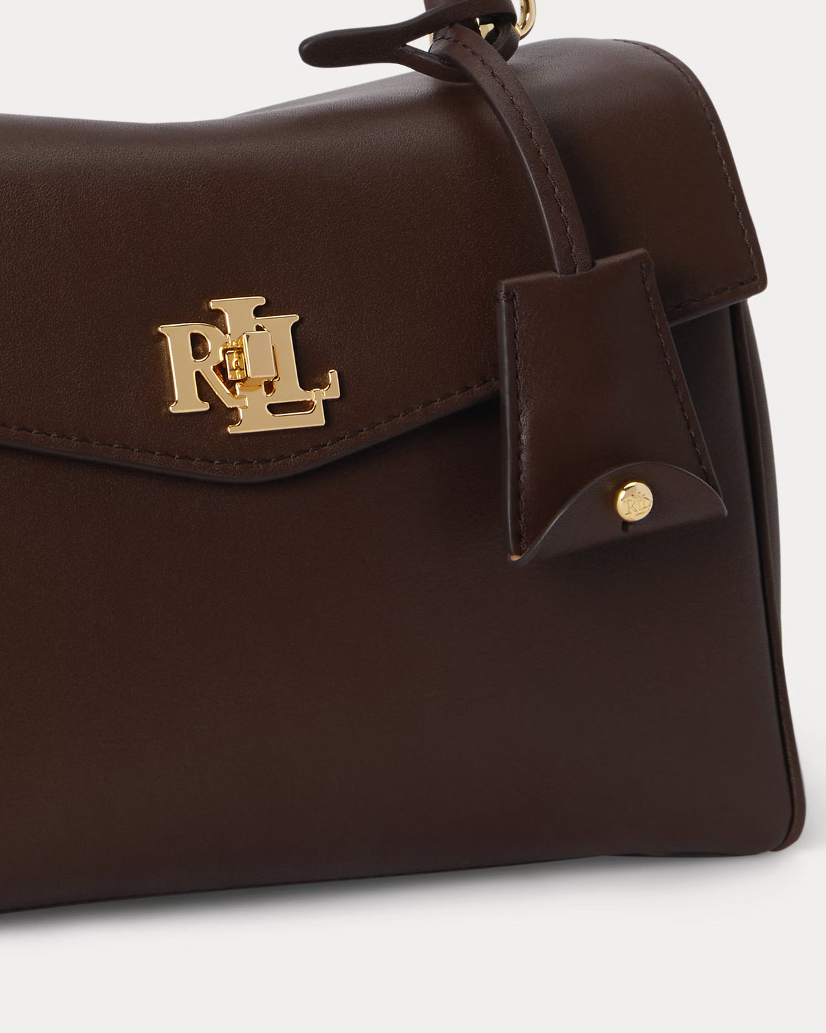 Lauren Ralph Lauren Nappa Leather Small Farrah Soft Satchel