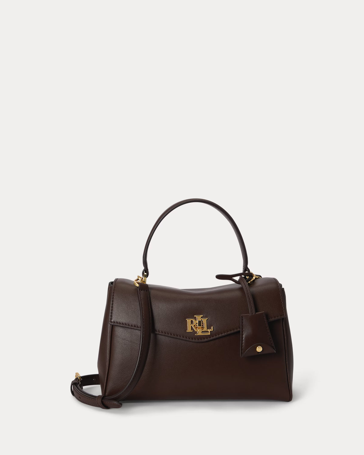 Lauren Ralph Lauren Nappa Leather Small Farrah Soft Satchel