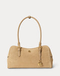 Lauren Ralph Lauren Suede Large Marcy Zip Satchel