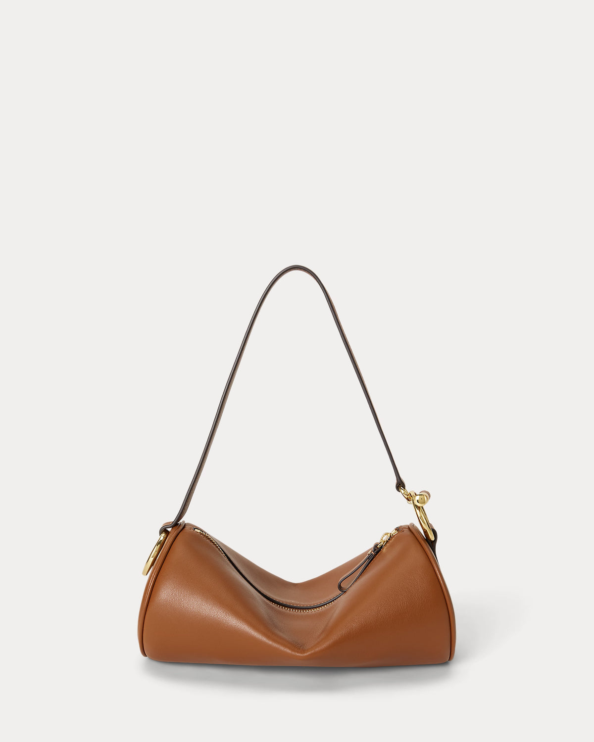 Lauren Ralph Lauren Nappa Leather Medium Blaike Barrel Bag