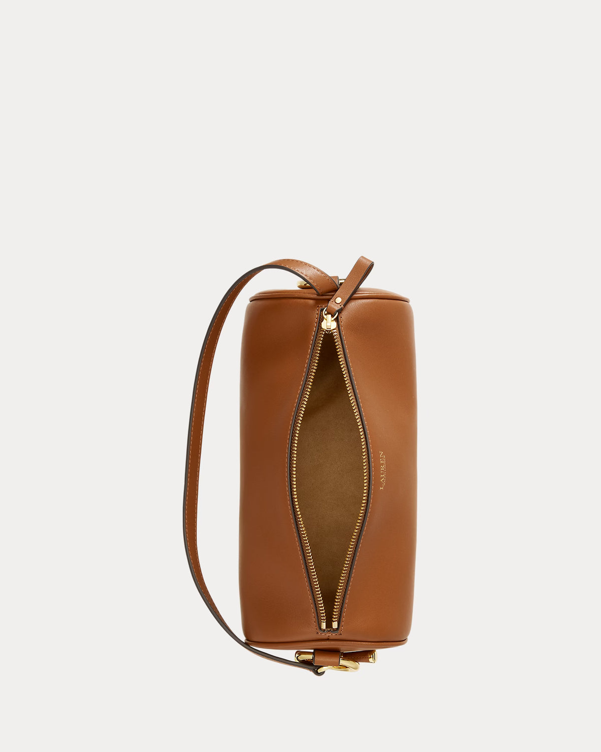 Lauren Ralph Lauren Nappa Leather Medium Blaike Barrel Bag