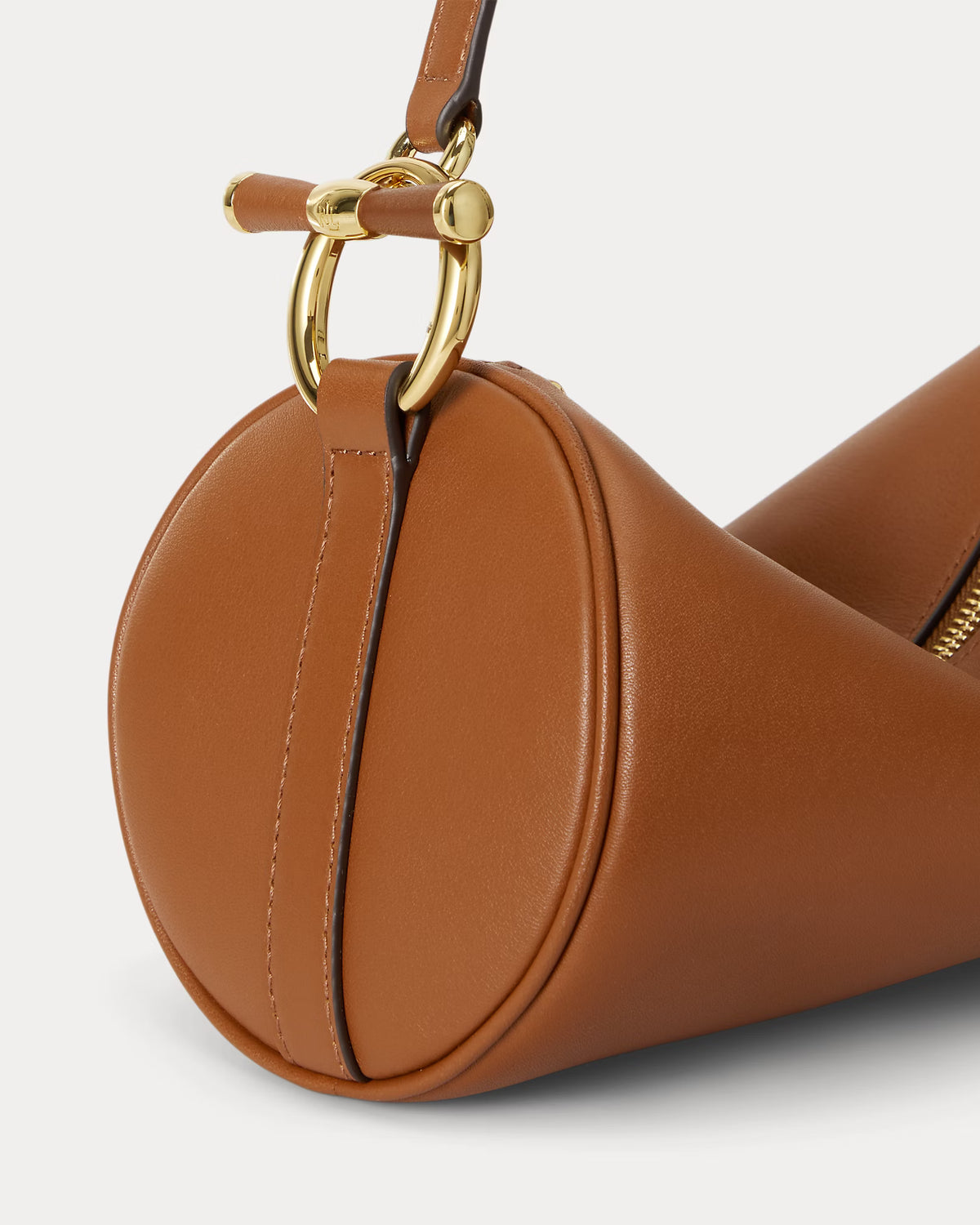 Lauren Ralph Lauren Nappa Leather Medium Blaike Barrel Bag