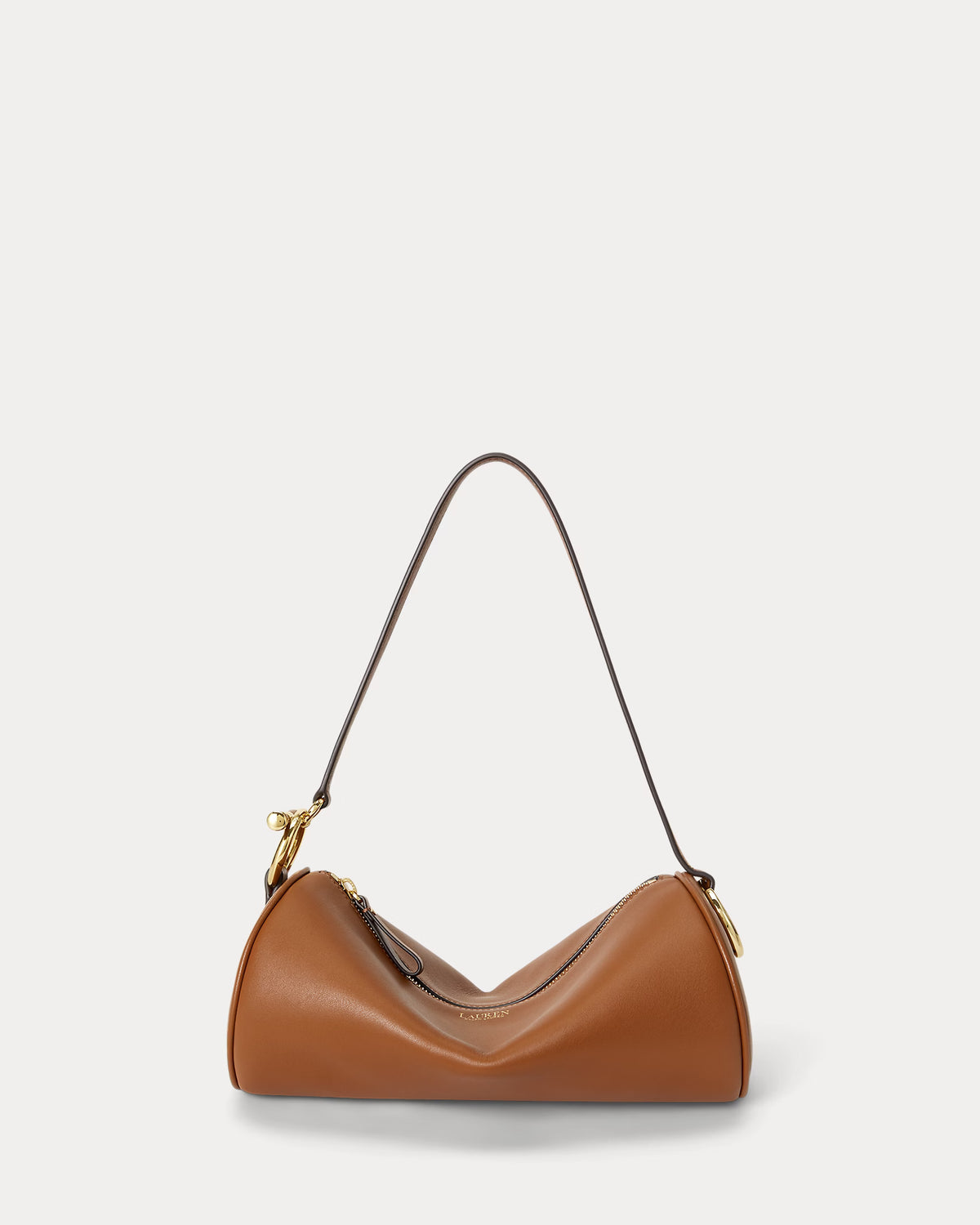 Lauren Ralph Lauren Nappa Leather Medium Blaike Barrel Bag