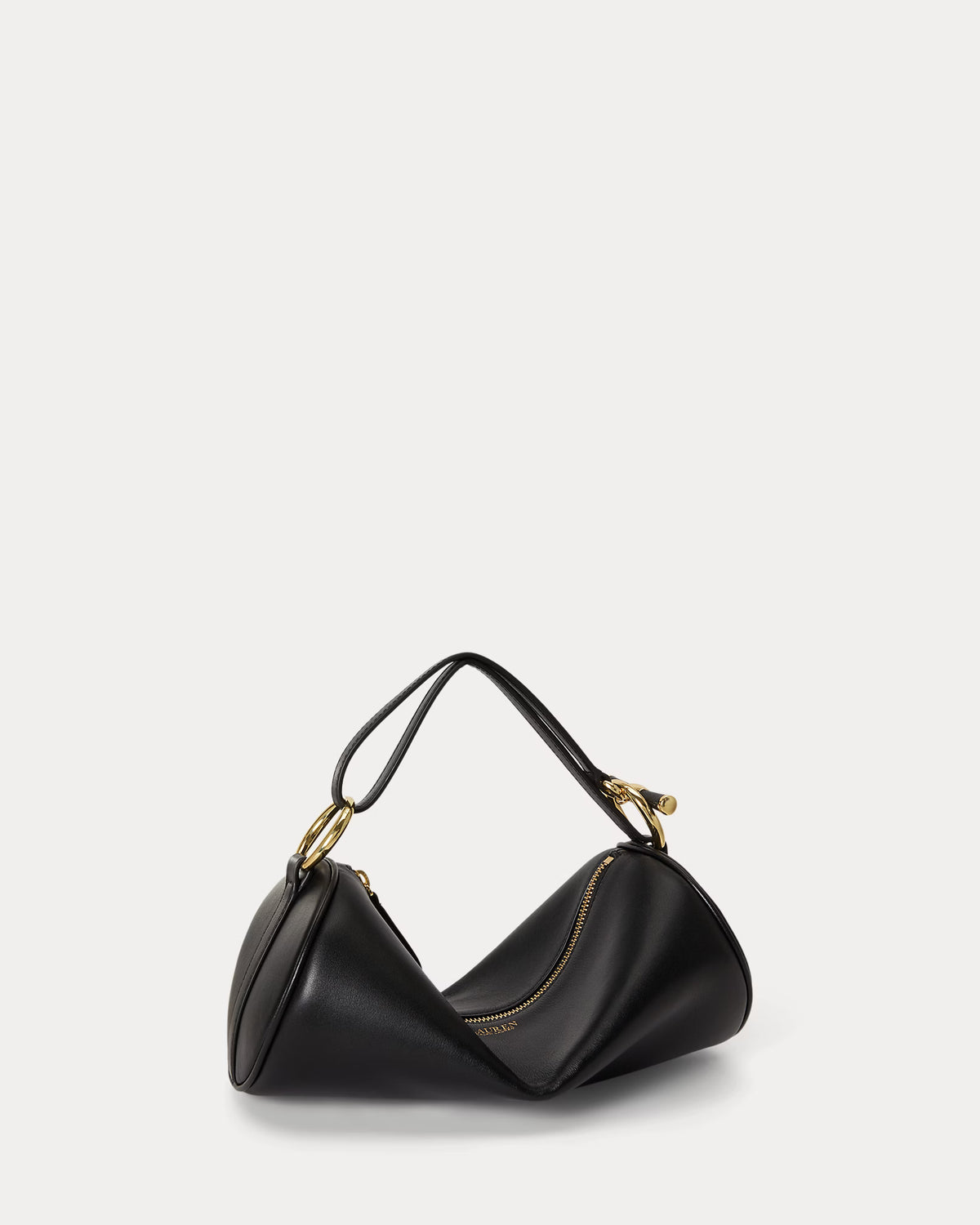 Lauren Ralph Lauren Nappa Leather Medium Blaike Barrel Bag