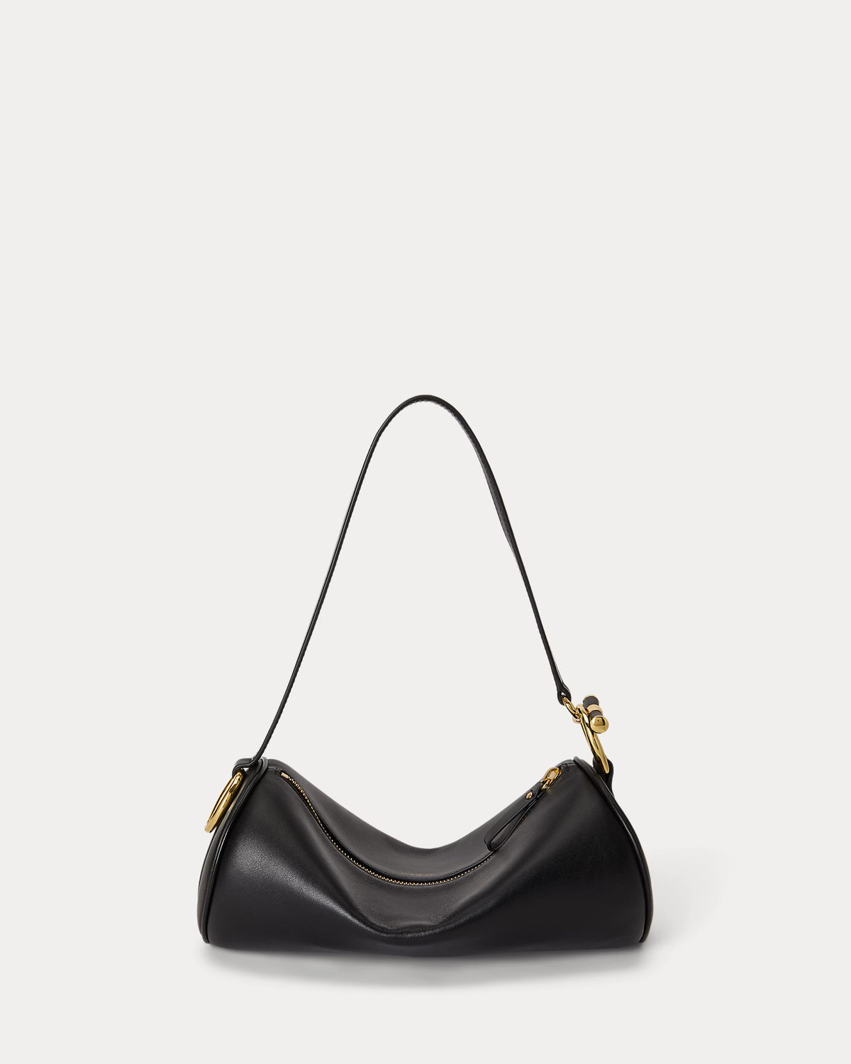 Lauren Ralph Lauren Nappa Leather Medium Blaike Barrel Bag