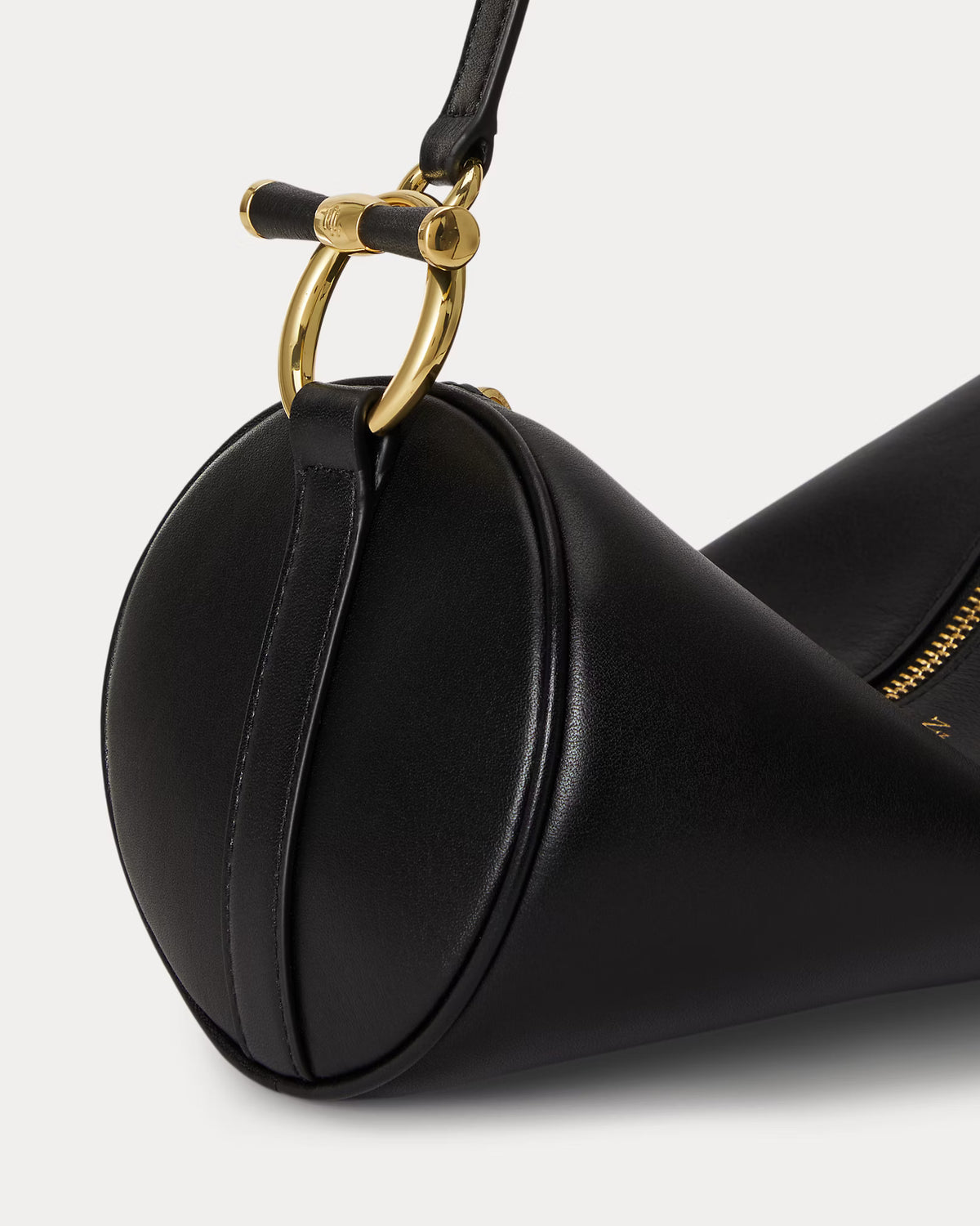 Lauren Ralph Lauren Nappa Leather Medium Blaike Barrel Bag