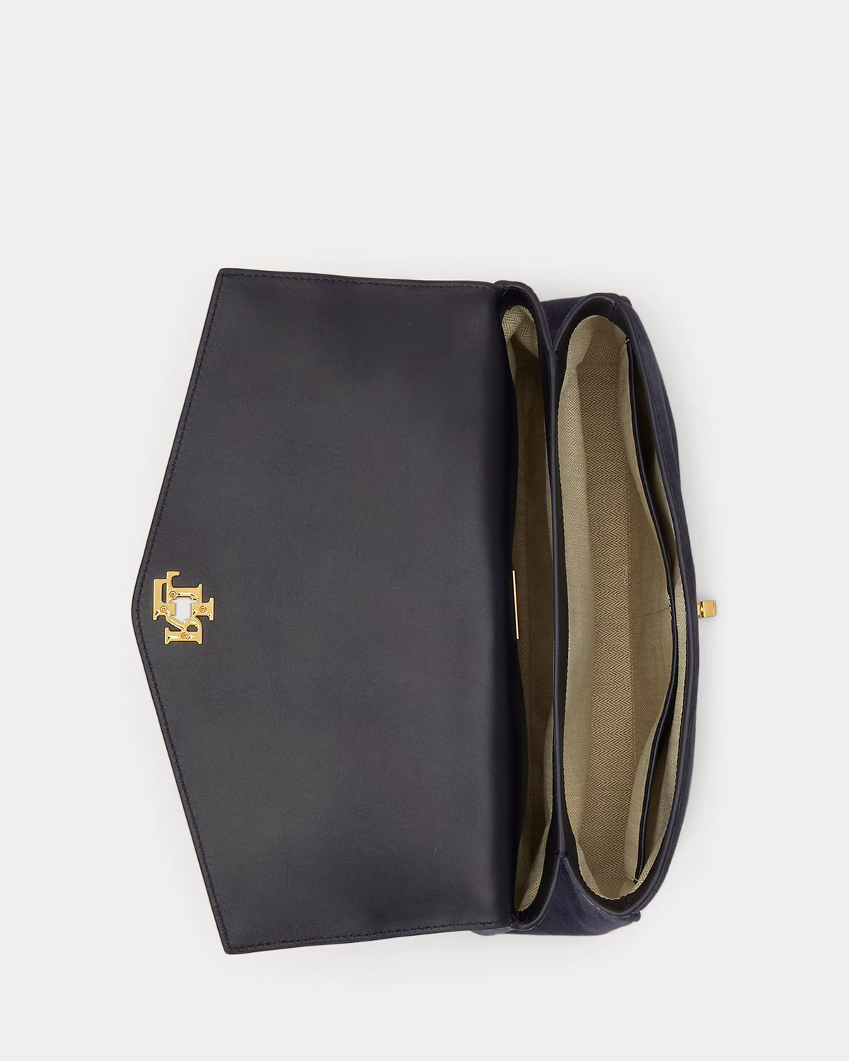 Lauren Ralph Lauren Scarf-Trim Medium Farrah Soft Satchel