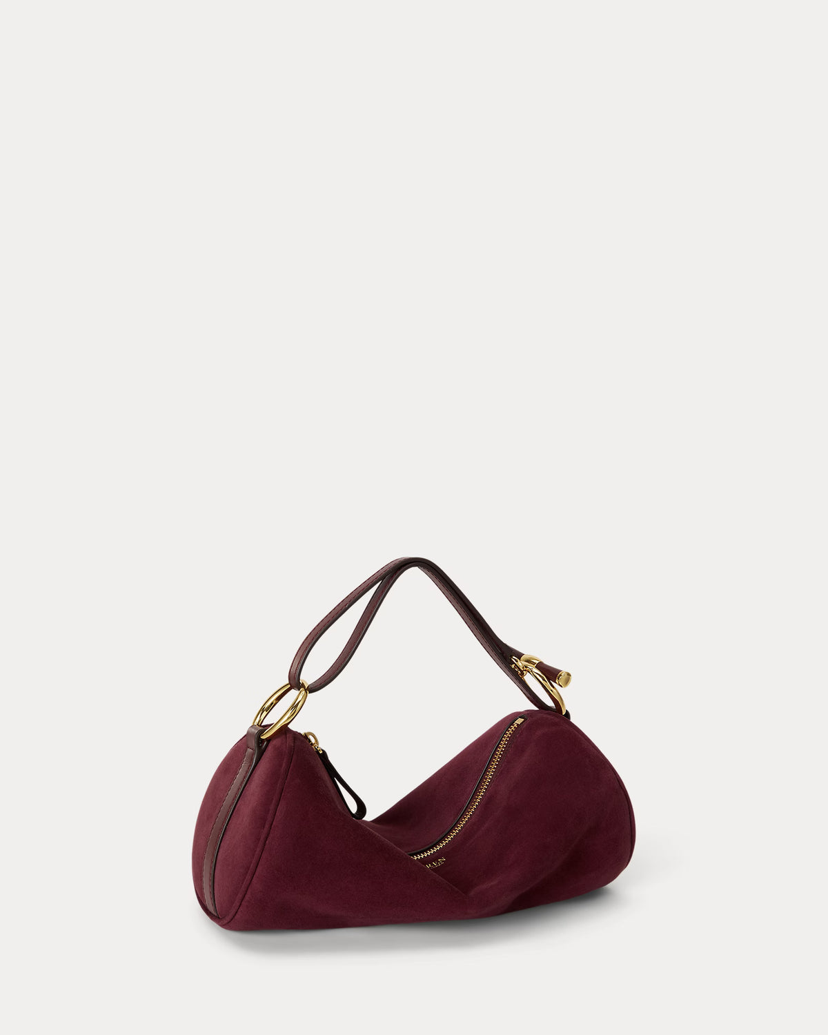 Lauren Ralph Lauren Sheep-Suede Medium Blaike Barrel Bag