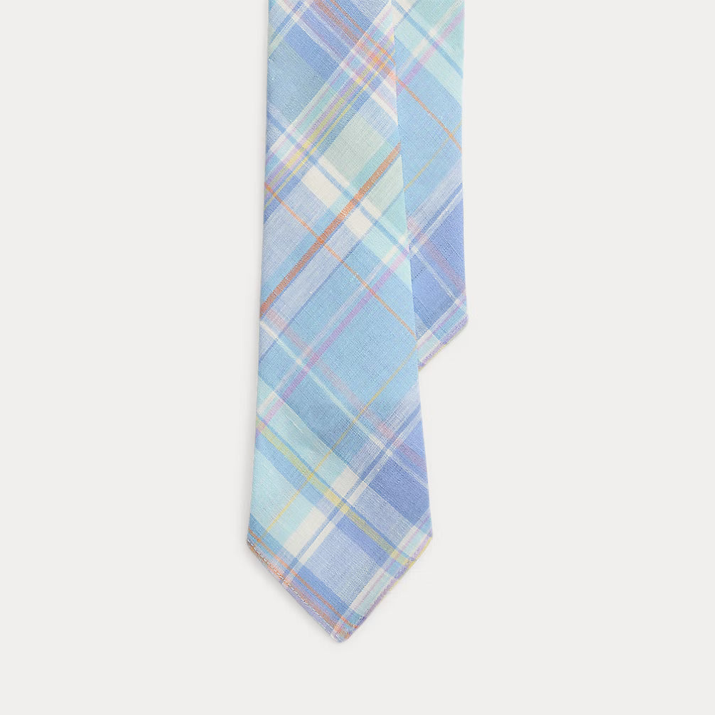 Polo Ralph Lauren Vintage-Inspired Plaid Linen Tie