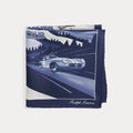 Ralph Lauren Purple Label Ski-Print Silk Pocket Square