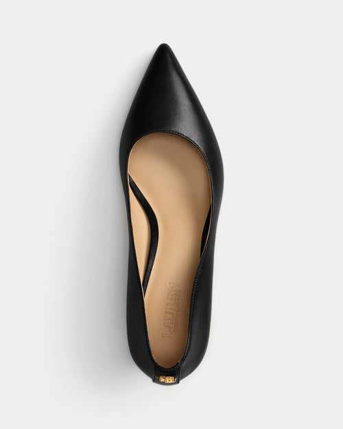 Lauren Ralph Lauren Adrienne Leather Pump – Black