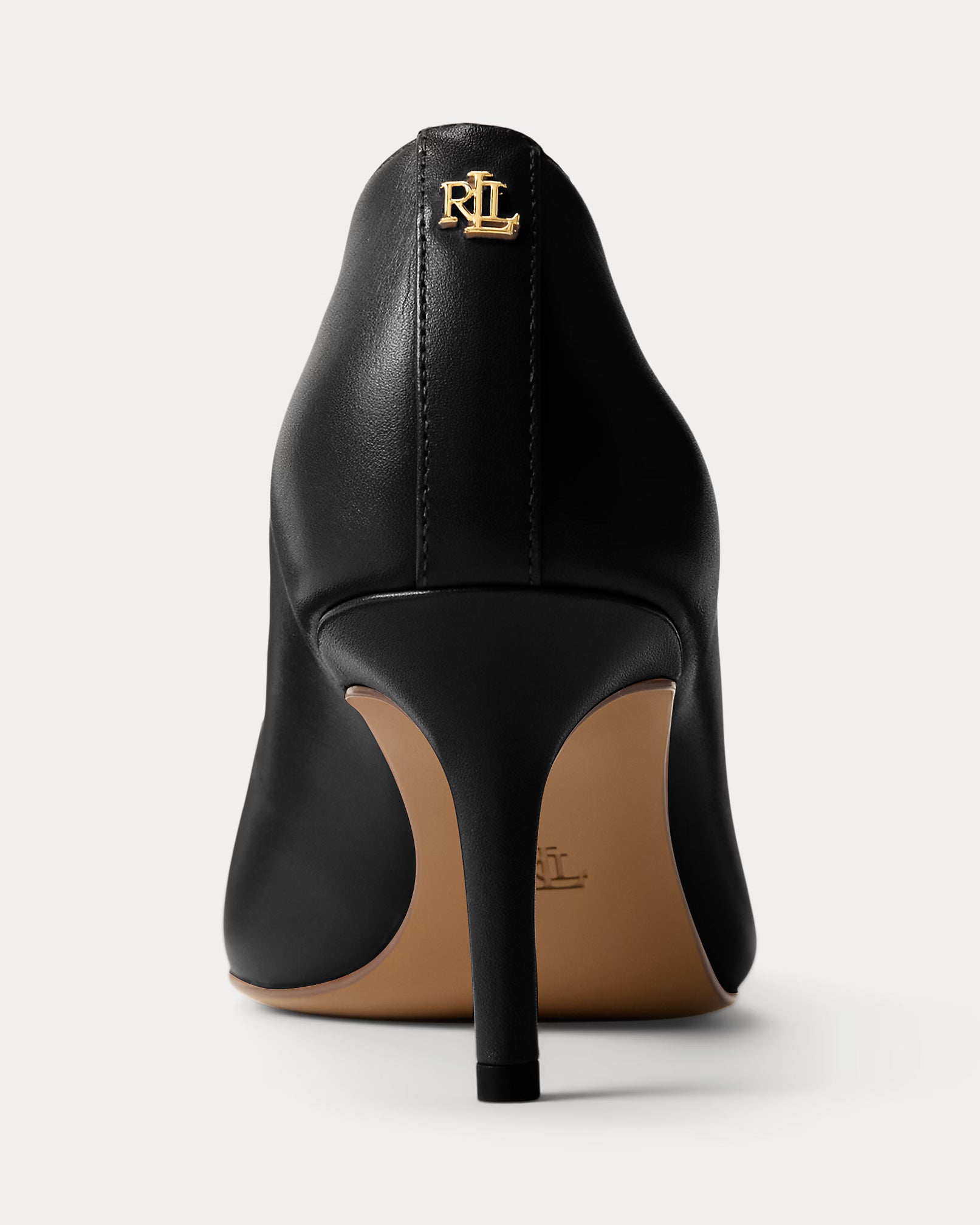 Lauren Lanette Leather Pump – Black - LuxxeCoast