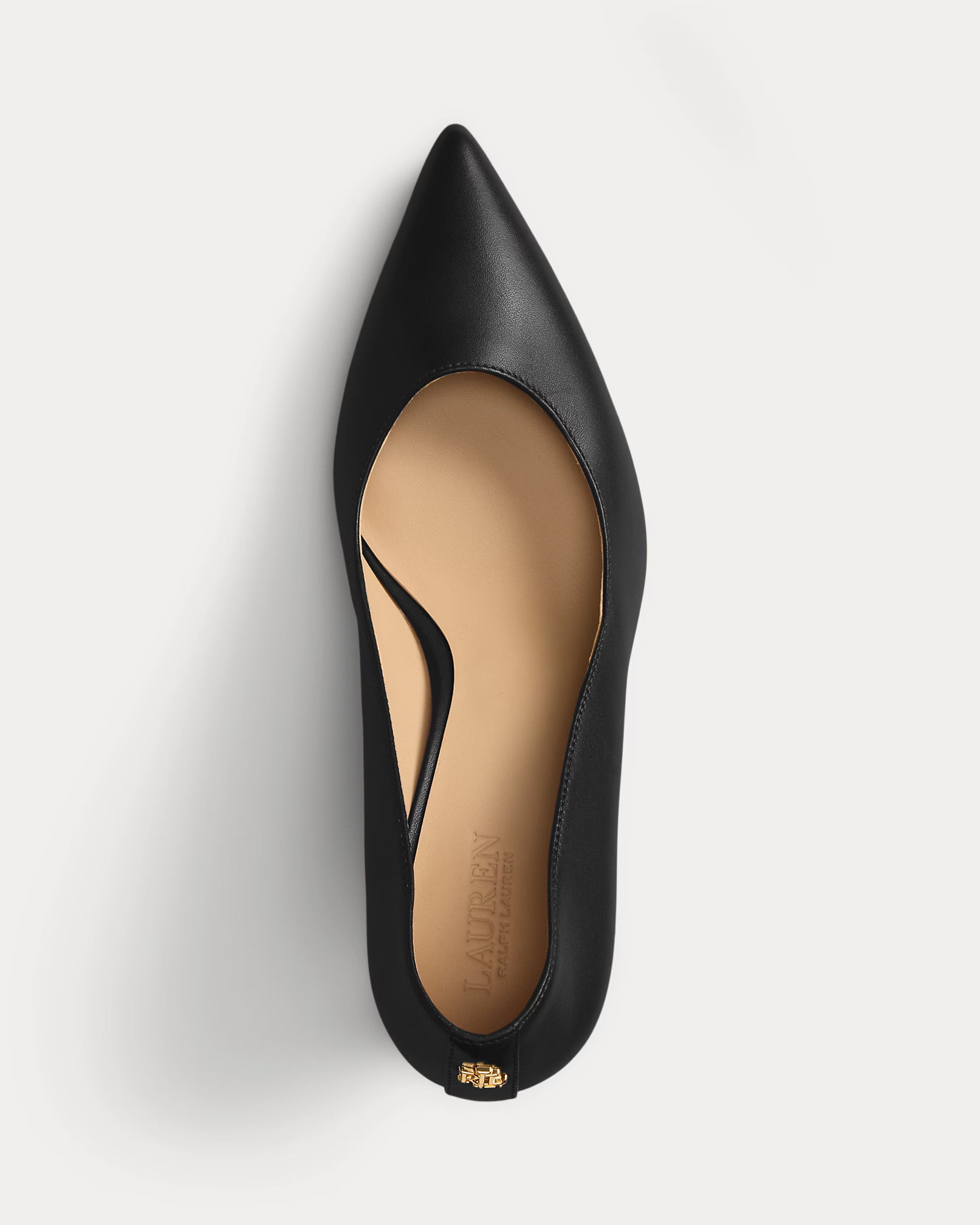 Lauren Lanette Leather Pump – Black - LuxxeCoast
