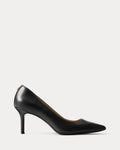 Lauren Lanette Leather Pump – Black - LuxxeCoast