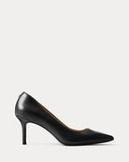 Lauren Lanette Leather Pump – Black - LuxxeCoast