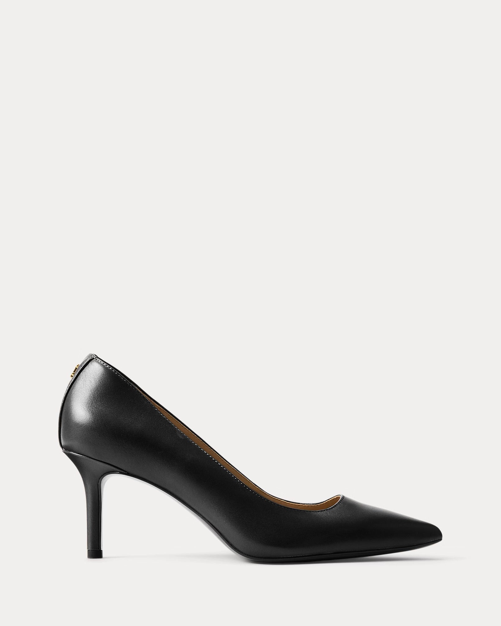 Lauren Lanette Leather Pump – Black - LuxxeCoast