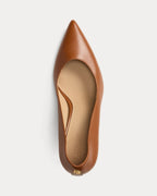 Lauren Lanette Leather Pump – Lauren Tan - LuxxeCoast