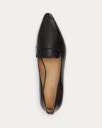 Lauren Ralph Lauren Audri Glazed Leather Loafer – Black