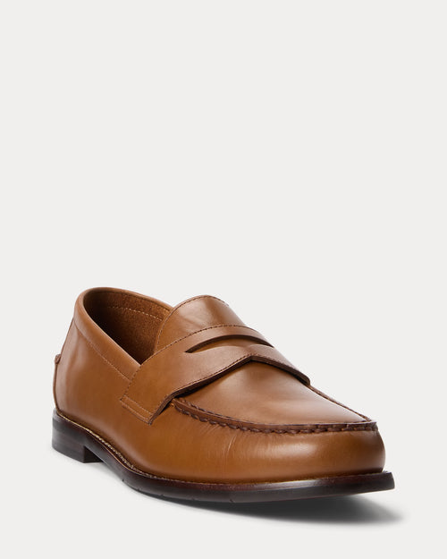 Polo Ralph Lauren Alston Leather Penny Loafer – Tan - LuxxeCoast