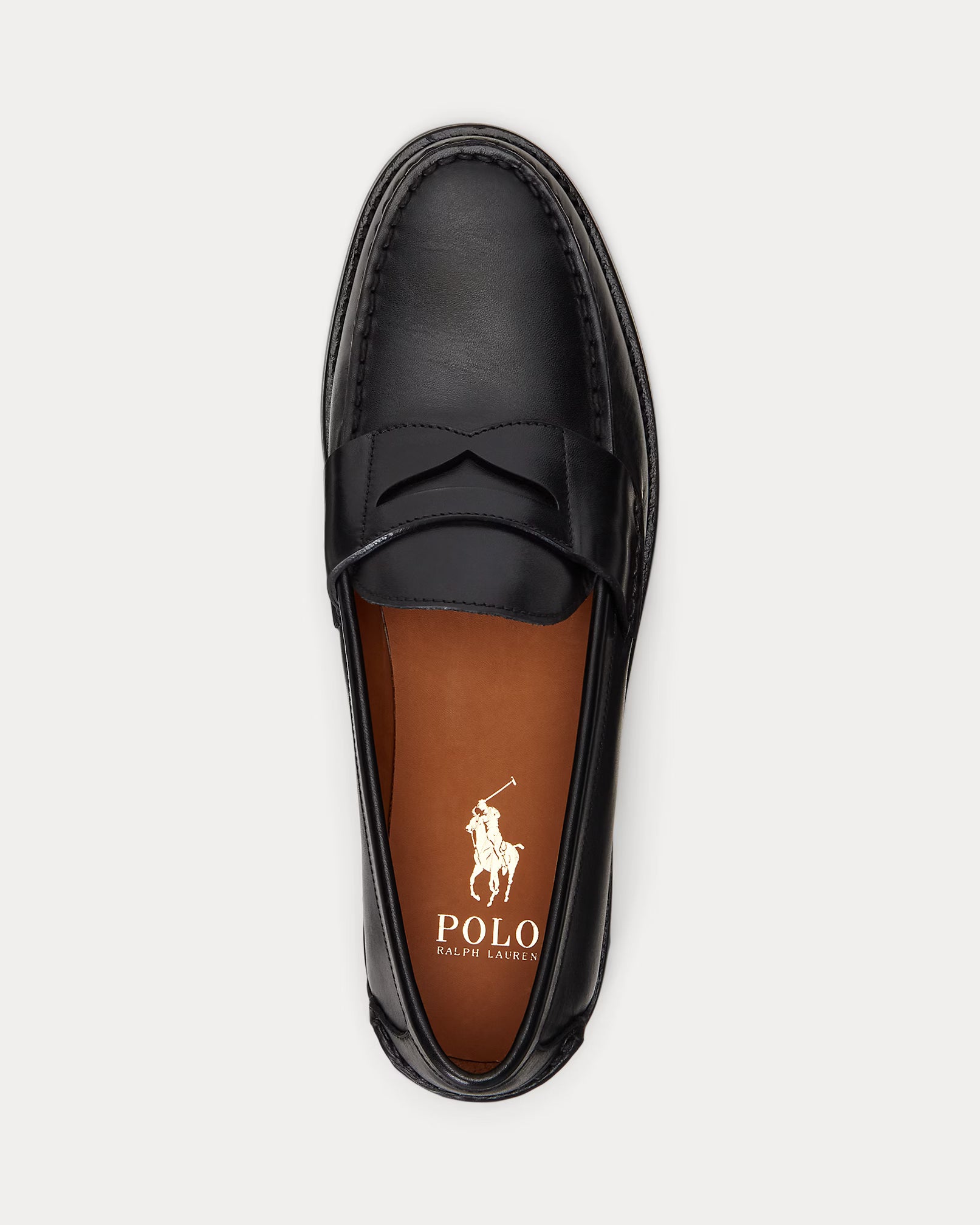 Polo Ralph Lauren Alston Leather Penny Loafer - Black