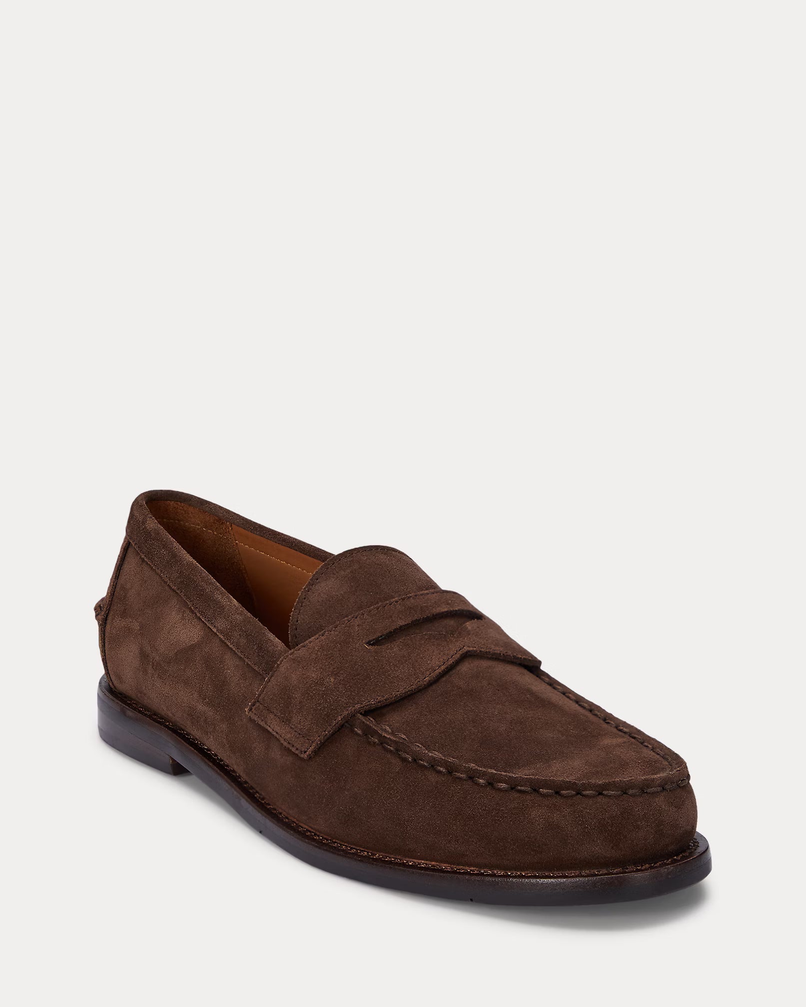 Polo Ralph Lauren Alston Suede Penny Loafer – Dark Brown - LuxxeCoast