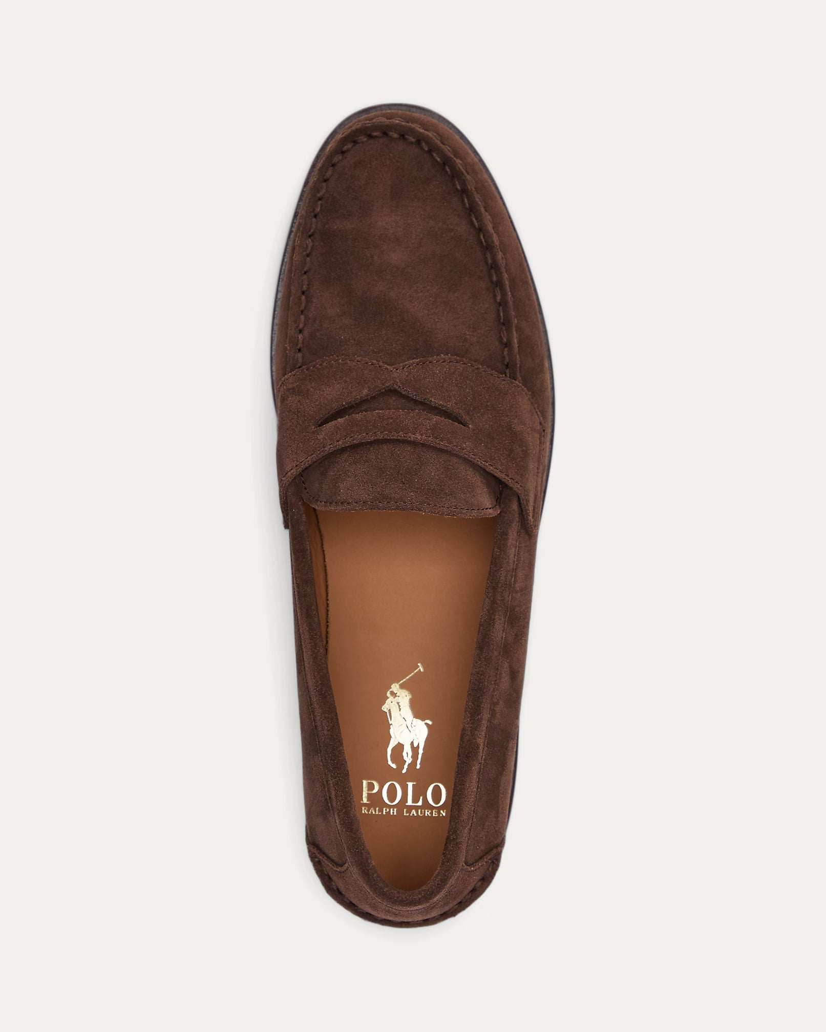 Polo Ralph Lauren Alston Suede Penny Loafer – Dark Brown - LuxxeCoast