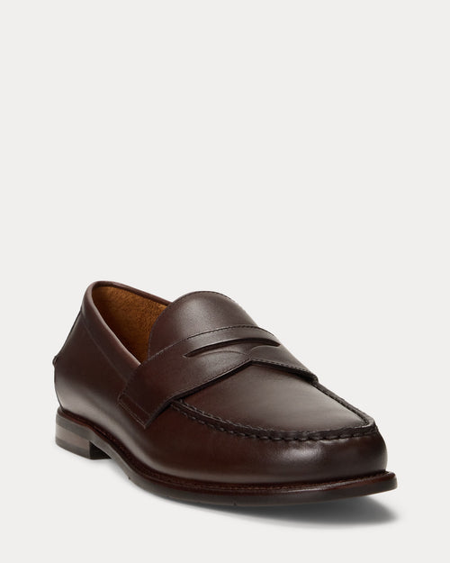 Polo Ralph Lauren Alston Leather Penny Loafer – Dark Brown - LuxxeCoast