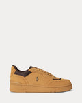 Polo Ralph Lauren Open Masters Nubuck-Panelled Trainer - Wheat - LuxxeCoast