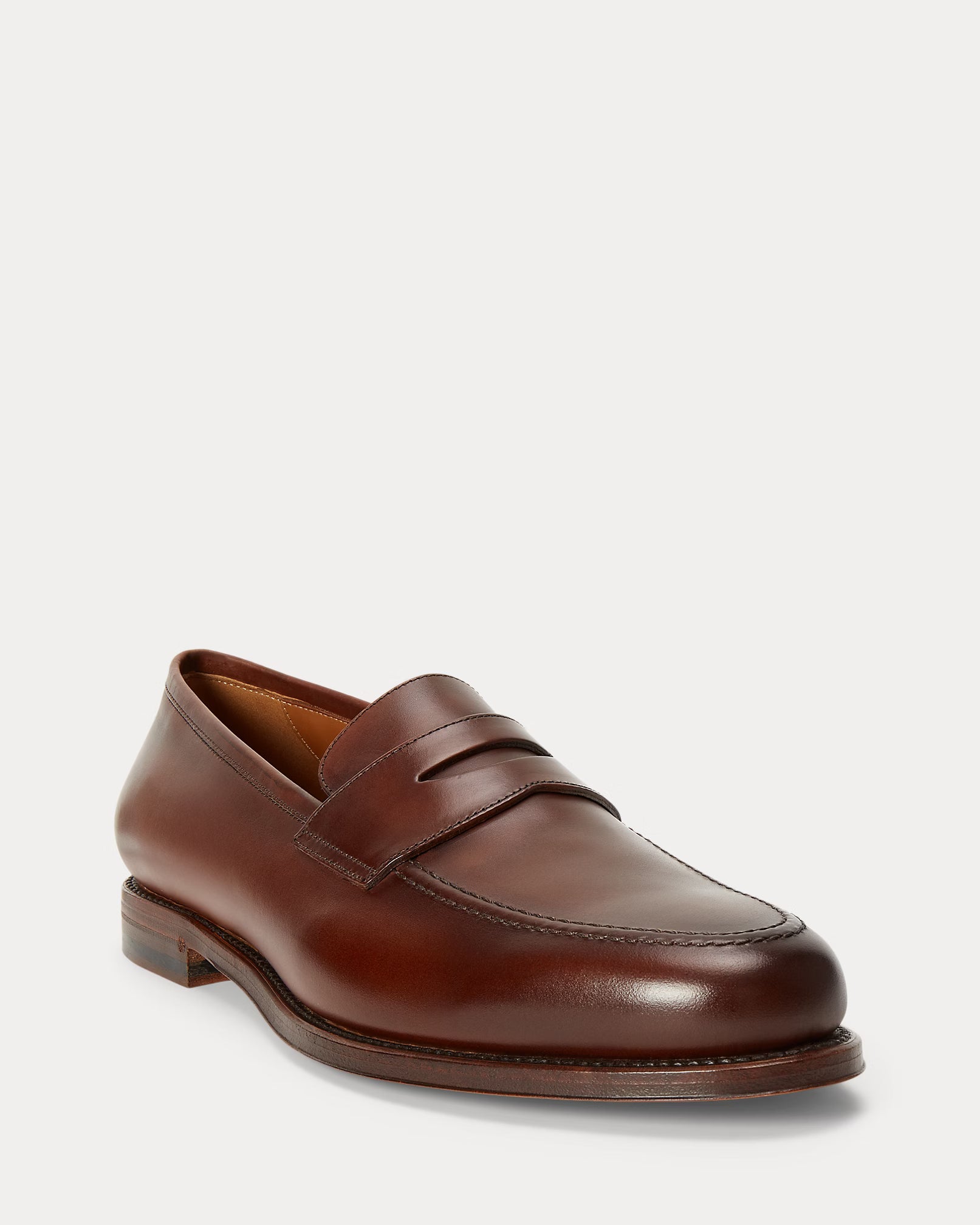 Polo Ralph Lauren Maestra Calfskin Penny Loafer – Dark Brown - LuxxeCoast