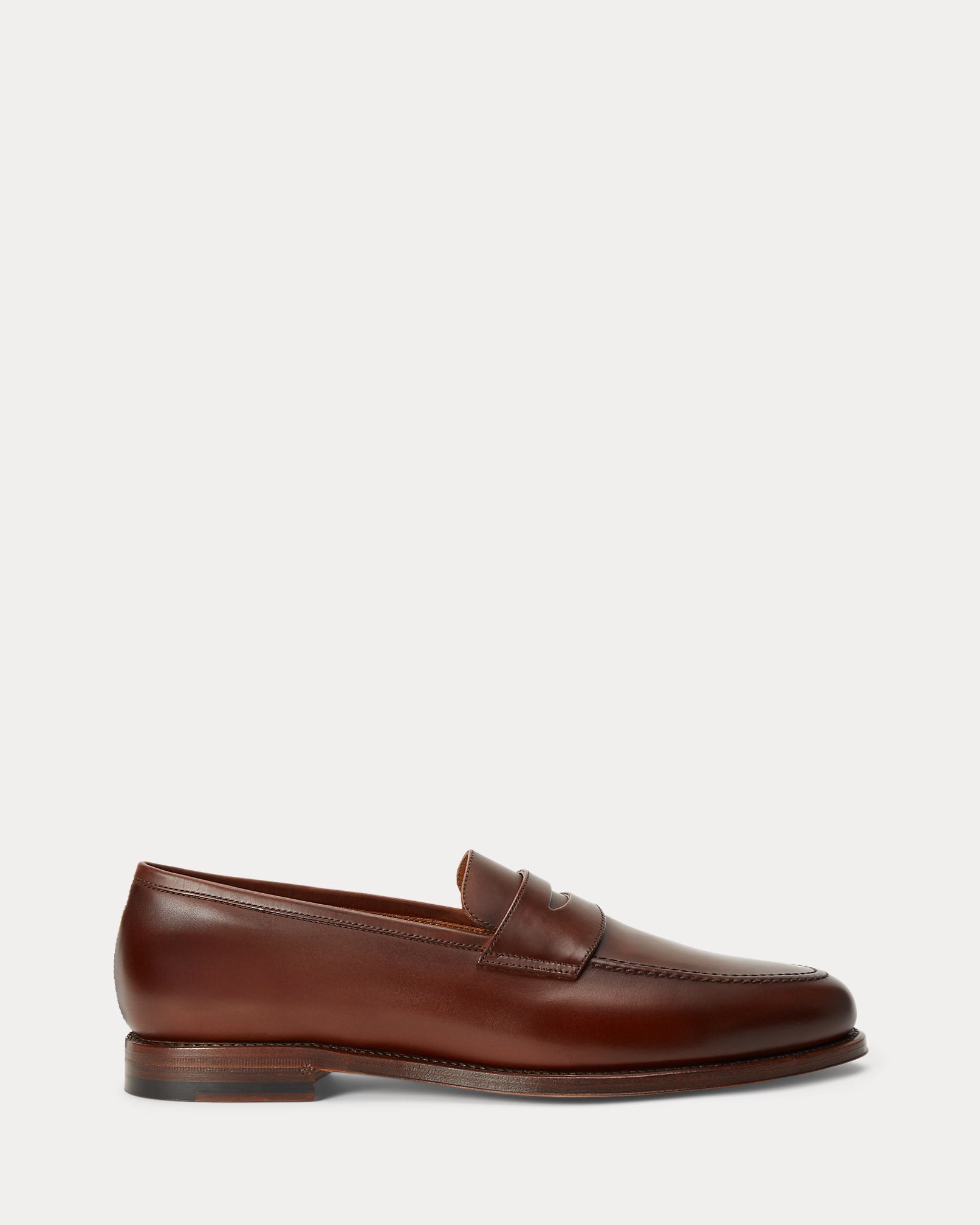 Polo Ralph Lauren Maestra Calfskin Penny Loafer – Dark Brown - LuxxeCoast