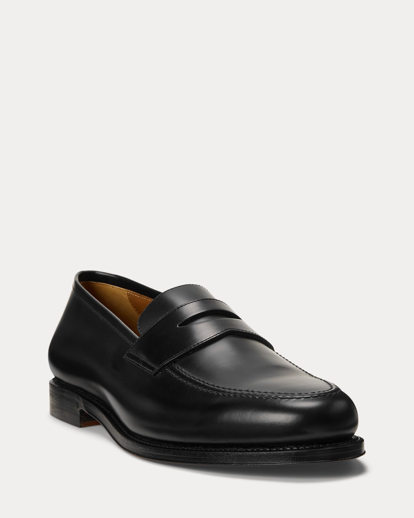 Polo Ralph Lauren Maestra Calfskin Penny Loafer – Black - LuxxeCoast