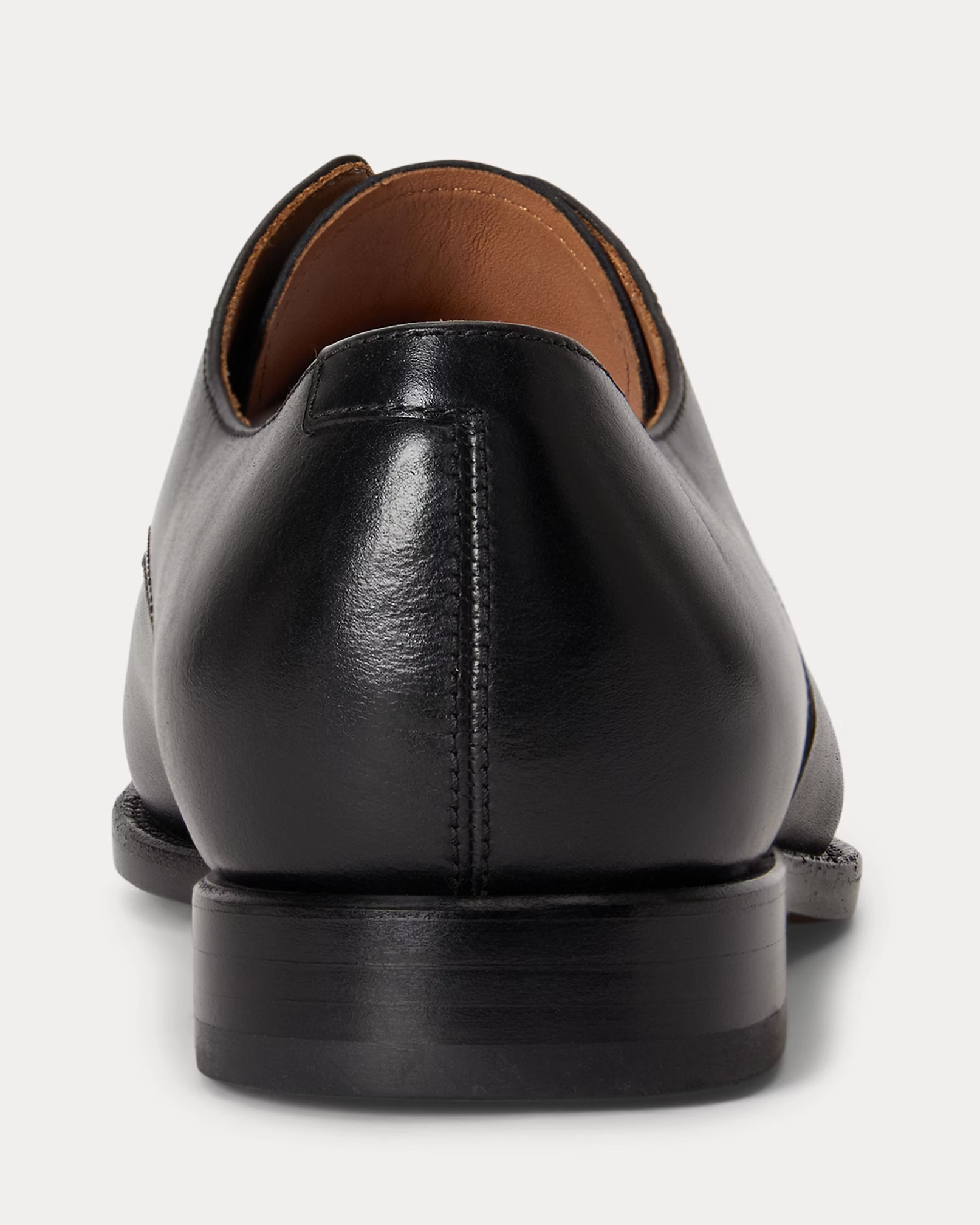 Polo Ralph Lauren Owen Leather Cap-Toe Shoe - Black