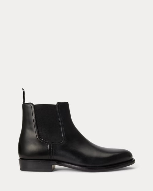 Polo Ralph Lauren Owen Leather Chelsea Boot – Black - LuxxeCoast